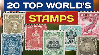 Most Expensive Stamps In The World  Part 9  20 Top Worlds Rare Stamps For Collecting [upl. by Carmen]