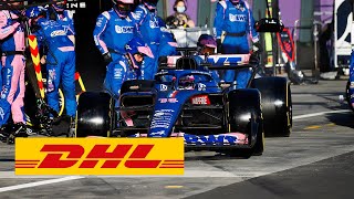 DHL Fastest Pit Stop Award FORMULA 1 AZERBAIJAN GRAND PRIX 2022 Alpine  Fernando Alonso [upl. by Aynahs]