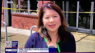 ICONIC BOOKSELLERS  BOOK STORE  IN OAKLAND CA DESTROYED BY FIRE TODAY TUESDAY JULY 30 2024😳😭🔥 [upl. by Eyahs583]