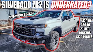 5 THINGS you SHOULD KNOW about the 2023 Chevy Silverado ZR2 An UNDERRATED OFFROAD PICKUP TRUCK [upl. by Ihsar818]