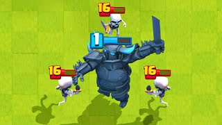 Level 16 Vs Level 1 In Clash Royale [upl. by Nuahsyt959]