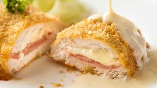 EASY Chicken Cordon Bleu [upl. by Ahtibbat]