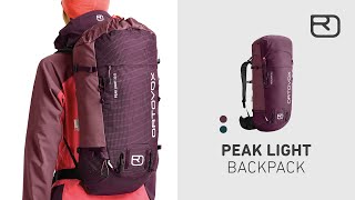 PEAK LIGHT HochtourenRucksack Deutsch  ORTOVOX [upl. by Landing222]