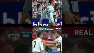 Ronaldo Euro Goal Recreated in FIFA 22 fifa fifa22 football gaming fut eafc shorts [upl. by Wilburn]