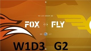 FOX vs FLY Game 2 Highlights  2017 NALCS SPRING SPLIT  WEEK 2 DAY 3 [upl. by Bhayani]