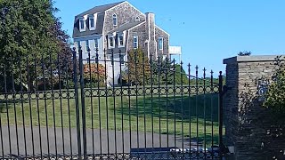 Priming And Painting Metal Driveway Gates At An Estate ASMR [upl. by Ataner]