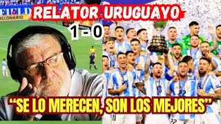 BRUTAL RELATO Uruguayo del triunfo ALBICELESTE contra COLOMBIA POR 10 [upl. by Kylynn]