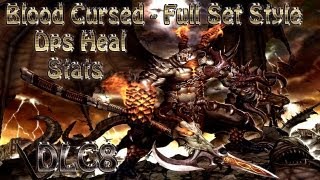 DCUO Blood Cursed  Full Set Style  DpsHeal Stats Villain Stronghold DLC 8  Test Server [upl. by Ahsayn]