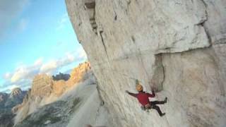 Tre Cime di Lavaredo Dolomites Climbing [upl. by Drofdeb]