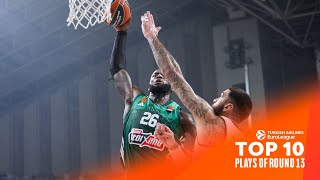 Top 10 Plays  Round 13  202324 Turkish Airlines EuroLeague [upl. by Fronnia]