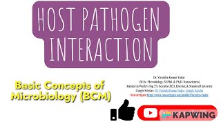 Host pathogen interaction I Vectors I Carriers I Parasites I Pathogens I Medical microbiologyAudio [upl. by Meedan898]