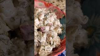 Potato salad cookingissimple food dinnerideas dinnerrecipes cooking obiad polskiyoutubeketo [upl. by Nimajaneb]