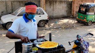 Man selling Door to Door Dosa on Cycle  Only 20Rs Dosa  Indian Street Food [upl. by Story]