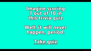 Trivia Quiz [upl. by Kcirddahc]