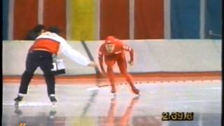 Winter Olympic Games Calgary 1988  5 km Shimizu  Hwang [upl. by Alcott714]