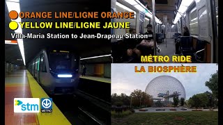 Montreal Metro POV Walk VillaMaria Station to JeanDrapeau Station Via BerriUQAM Station [upl. by Lust]