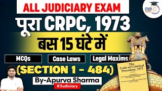 Complete CrPC in 1 Lecture  Criminal Procedure Code 1973  All Law Exams [upl. by Sirotek]