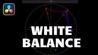 How to white balance like a Pro in davinci resolve [upl. by Sanfo660]