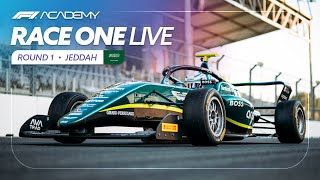 LIVE Race 1  Jeddah 2024  F1 Academy [upl. by Ahsiener]