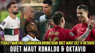 TEGAS❗Martinez Cadangkan Bruno Demi Duet Cr7 amp Oktavio 🥶 Alasan Vinicius Tiru Selebrasi Ronaldo [upl. by Attalanta]