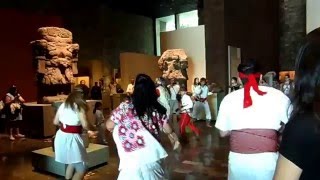 DANZA A COATLICUE TONANTZIN EN MUSEO ANTROPOLOGÍA 2016 PARTE 1 [upl. by Nwahsyt]