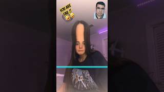 Your Head Become Elongated Do You Want to Try Making Your Head Longer Too 🤣 funnyvideo [upl. by Adnuhser]