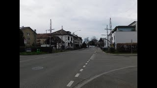 Bahnübergang Riehen Inzlingerstrasse  EBÜT80 in der Schweiz [upl. by Arimas]