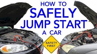 How To Safely Jump Start A Vehicle With A Dead Battery amp The Correct Way To Hook Up Jumper Cables [upl. by Aneres]