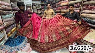 lehenga 7 Days Offer  Chickpet Bangalore  Courier Avl trending kannadavlogs wedding sale [upl. by Florentia457]