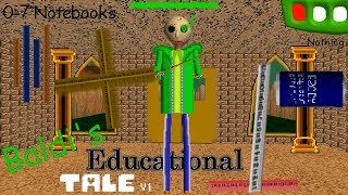 Baldis Educational Tale Baldis Wants To Kill You  Baldis Basics V141 Mod [upl. by Garald]