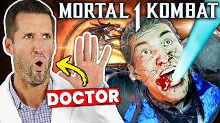 ER Doctor REACTS to Mortal Kombat 1 MK1 Fatalities [upl. by Midian454]