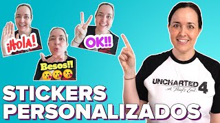 Crea TUS PROPIOS STICKERS para WHATSAPP ¡muy fácil  ChicaGeek [upl. by Anagnos]