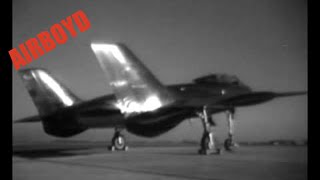 Chance Vaught XF7U Twin Jet Fighter 1948 Newsreel [upl. by Sredna]