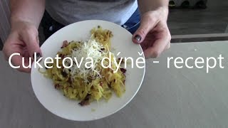 Špagetová dýně  rychlý a zdravý recept [upl. by Kentiga]