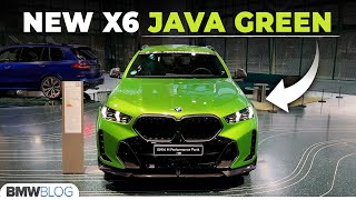 BMW X6 2023 in Java Green  M Performance Parts [upl. by Aneej]