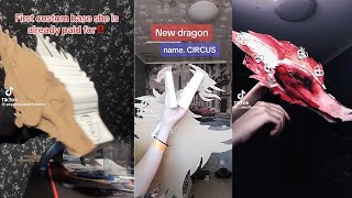 Dragon Puppet Crafts  Paper Dragon TikTok Compilation 2 [upl. by Baillieu268]