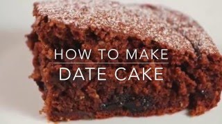 Date Cake Recipe [upl. by Klapp]