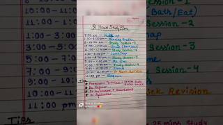 Best time table class11 viralvideo youtubeshorts studymotivation AayuandPihuShow [upl. by Milburn411]