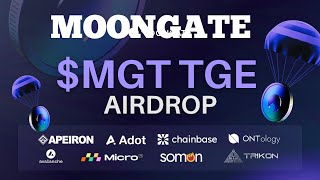 Moongate Airdrop TGE  Listing  Moongate Airdrop Full guidecrypto freeairdrop [upl. by Tyrrell]