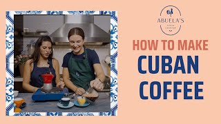 How to Make Cuban Coffee cafecito Cubano [upl. by Adav]