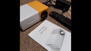 LED Projector led projector mini video music image multimedia remotecontrol aliexpress [upl. by Ellednahs]