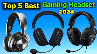 Top 5 Best Gaming Headsets 2024 [upl. by Ardnu]