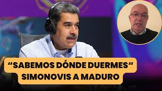 quotSABEMOS DÓNDE DUERMESquot Simonovis a Maduro  La Última con Carla Angola [upl. by Heiskell596]