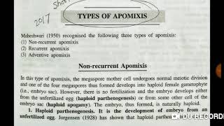 Recurrent apomixis [upl. by Callum623]