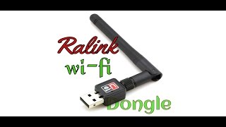 Install Wifi USB dongle and Ralink software [upl. by Read]