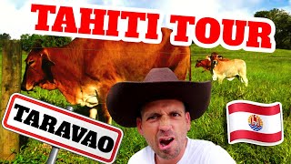 Tahiti Tour  TARAVAO  AFAAHITI Etape 223 054 [upl. by Aislehc]