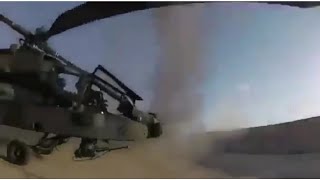 Taliban Rocket Attack Narrowly Misses Soldiers amp AH64 Apache Helicopter [upl. by Sybley92]