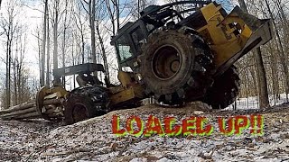 CAT 545C SKIDDER [upl. by Venice]