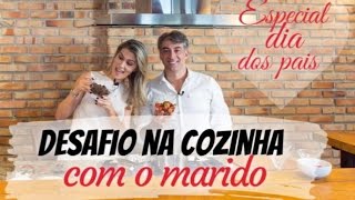 Desafio na cozinha com o marido  Bombom aberto de morango [upl. by Ffirahs]