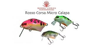 Воблер Rosso Corsa Micro Calappa Подводная сьемка Underwater [upl. by Bogey]